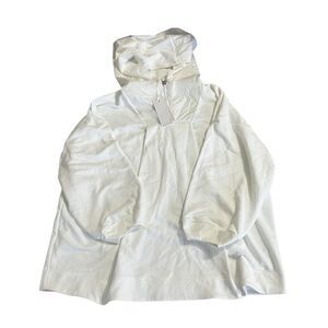 NO KA’OI Supernatural Oversized White Hoodie Dress NWT Size Small